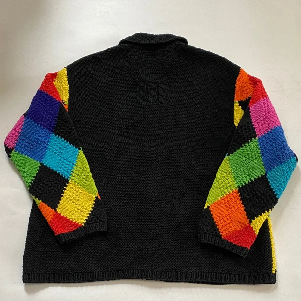 Marisa Christina Multicolor Diamond Cardigan - Picture 5 of 10